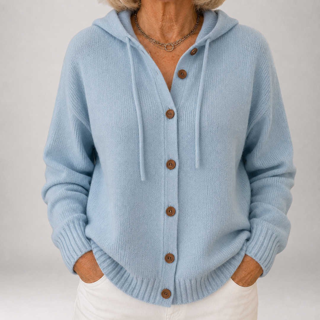 Sorrel™ | Cardigan en maille à capuche et cordon