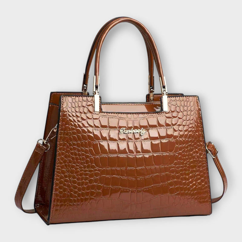 JULIETTE | Sac brillant effet croco