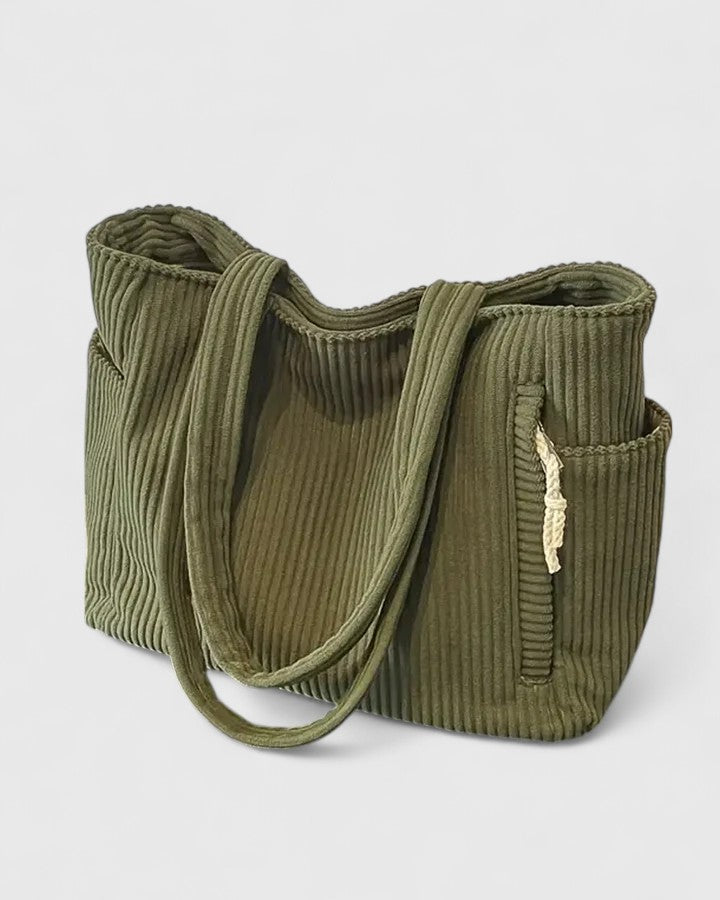 LIORANE | Sac côtelé à détails de cordon