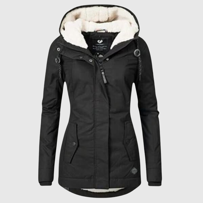 Parka d'hiver longue à capuche