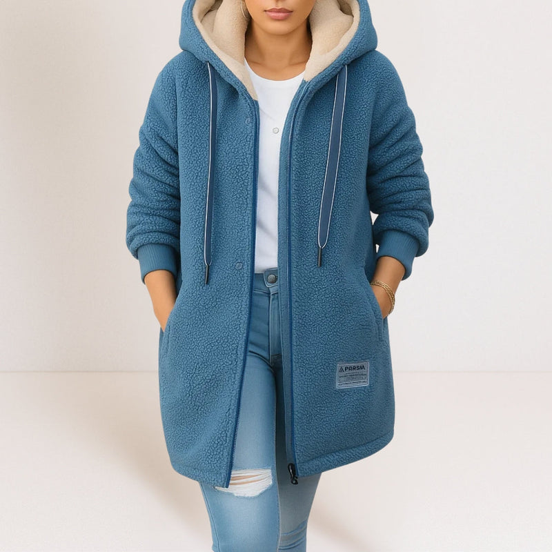 Marceline | Veste à capuche cosy