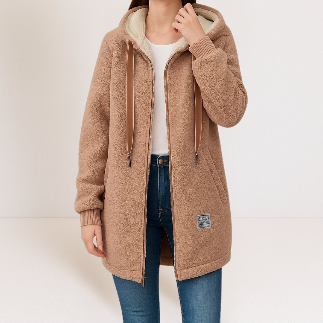 Marceline | Veste à capuche cosy