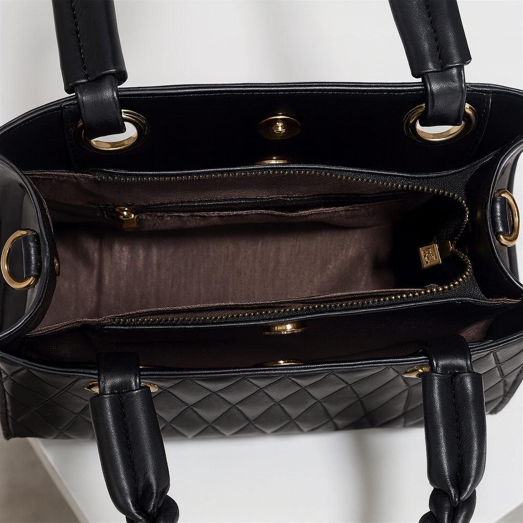Sac à main matelassé en losanges Madeleine