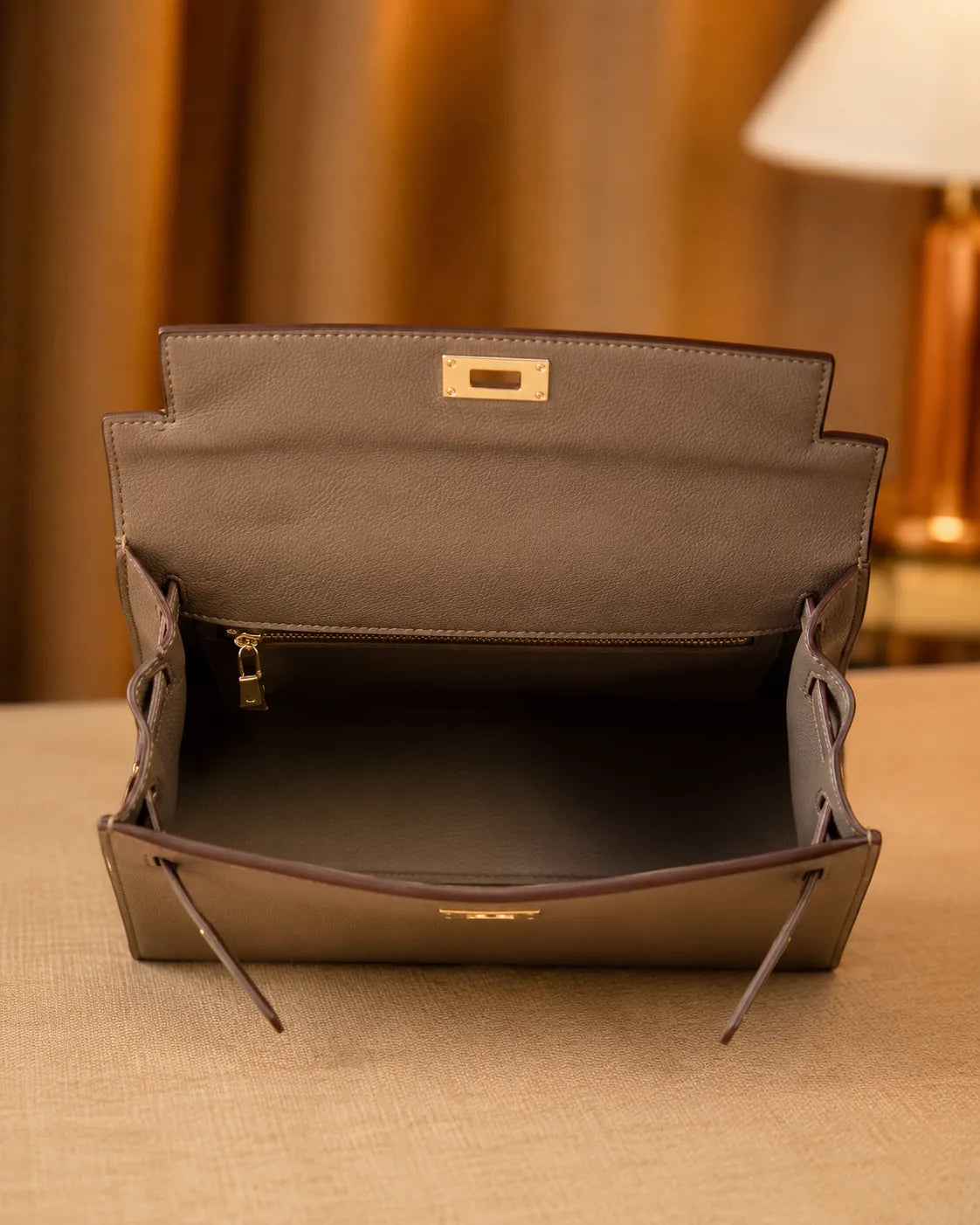 Celeste | Sac Structuré à Poignée Supérieure