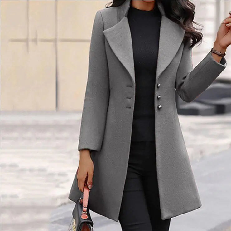 Manteau longline cintré