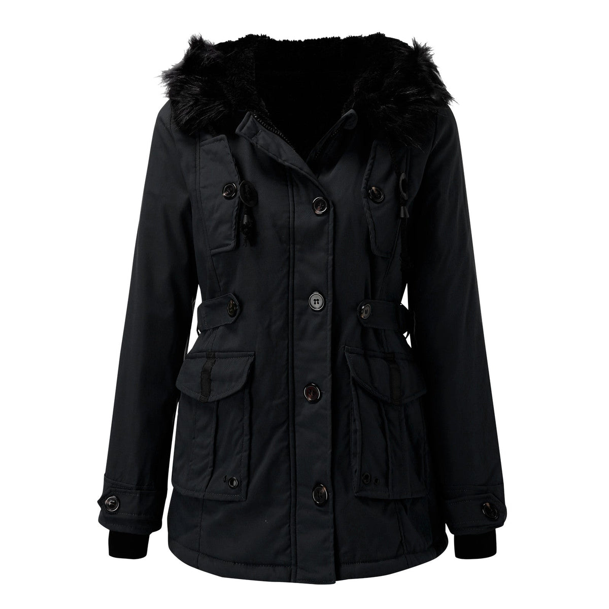 Manteau d'hiver chaud et élégant