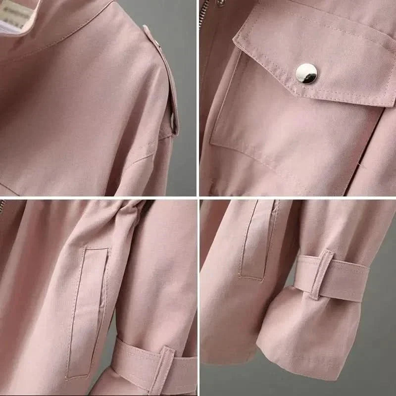 Long manteau ajusté