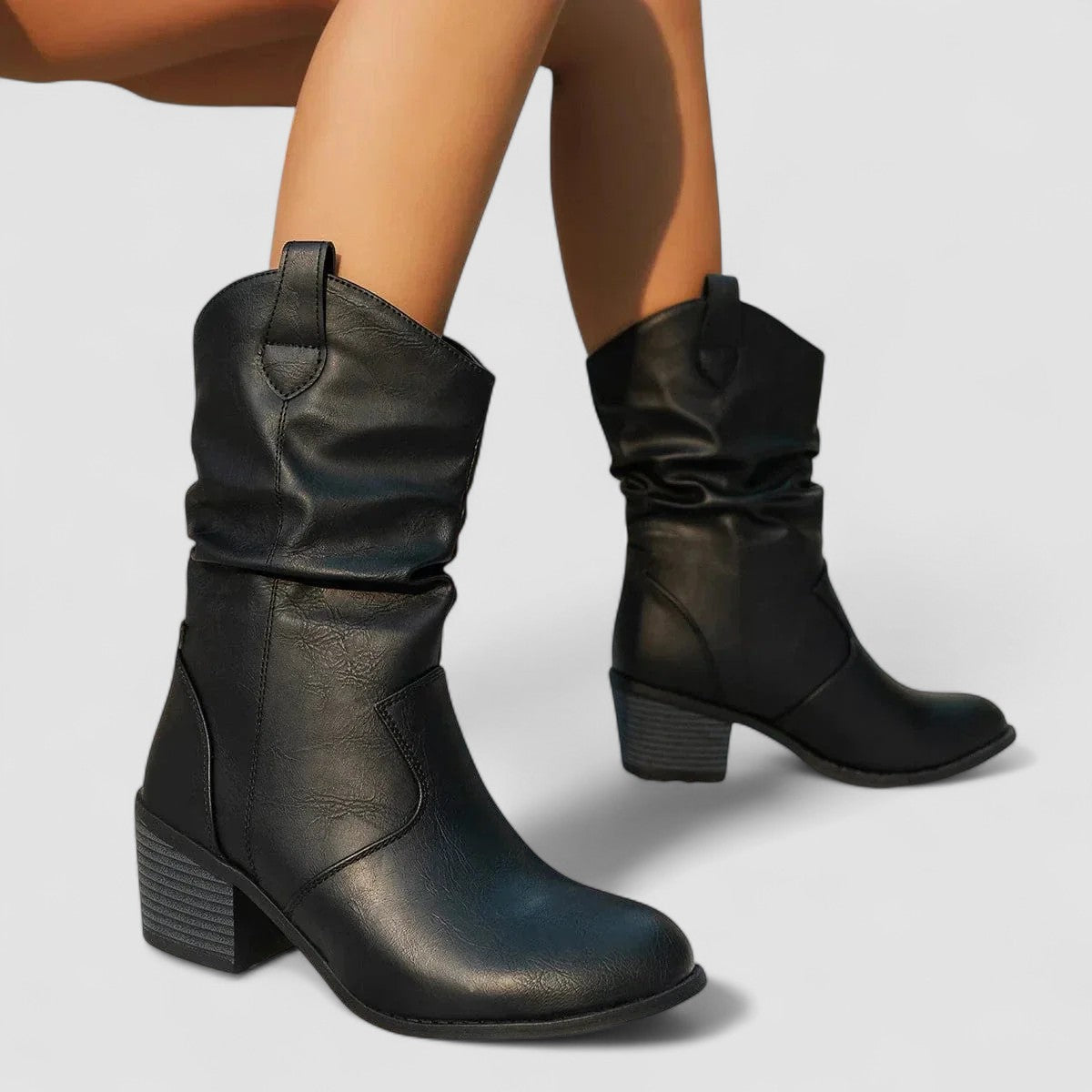 Vivian – Bottes orthopédiques en cuir