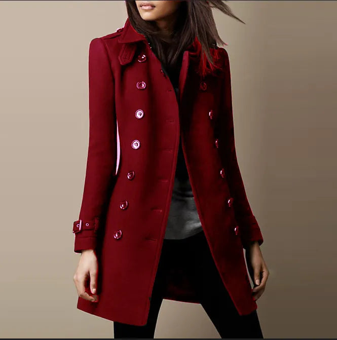 Manteau long cintré