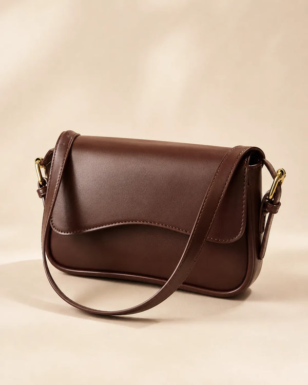 Elara | Sac Épaule à Rabat Arrondi