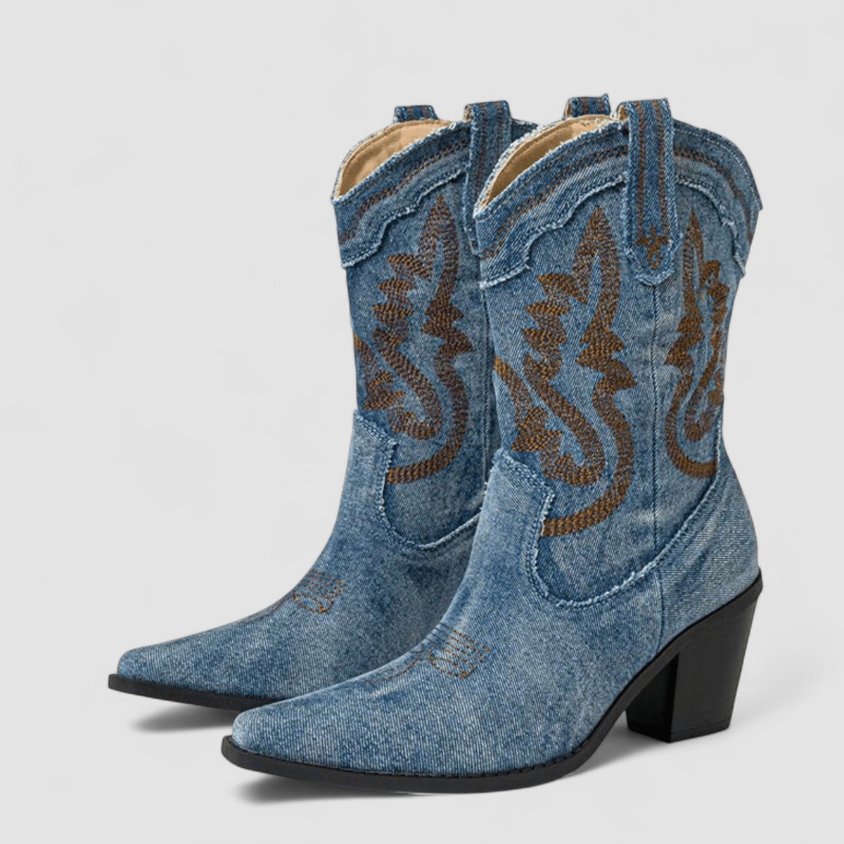 Selena – Bottines orthopédiques en denim