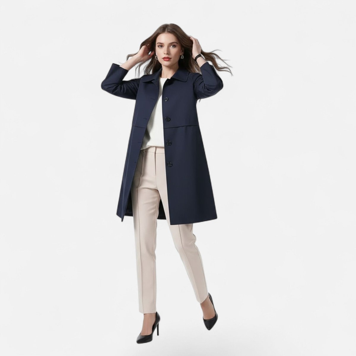 Margery | Manteau mi-long ajusté