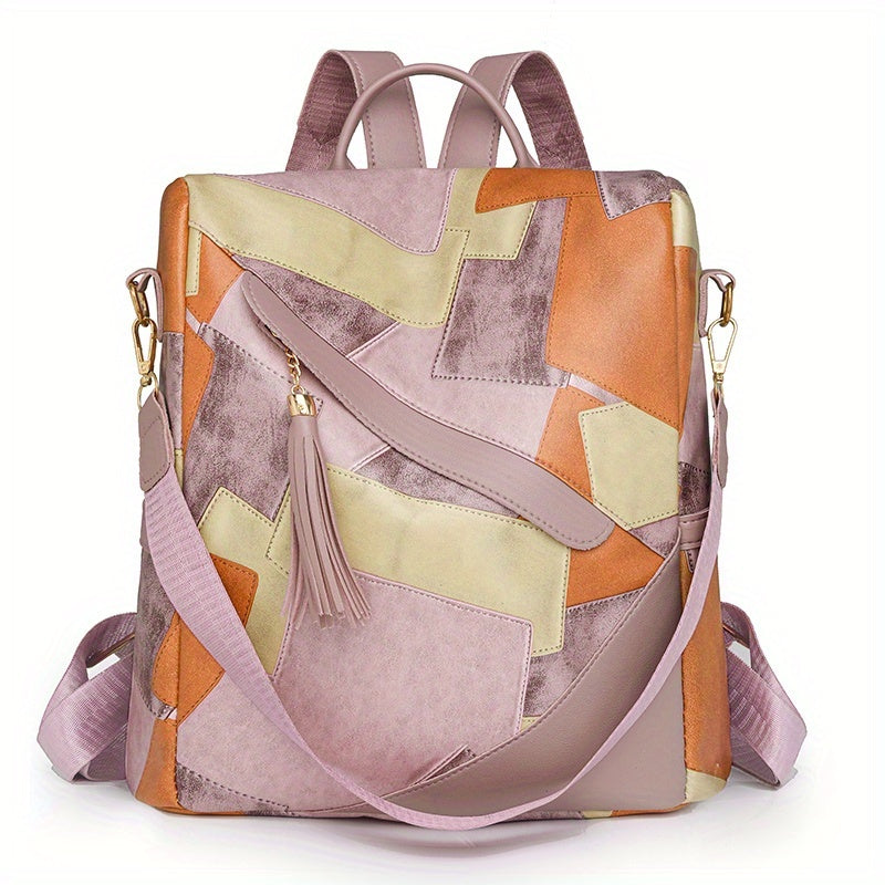 GISELLA | Sac à dos antivol à carreaux