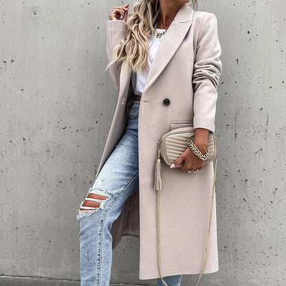 Manteau d'hiver classique à revers