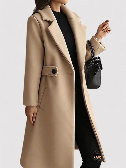 Manteau d'hiver long ceinturé