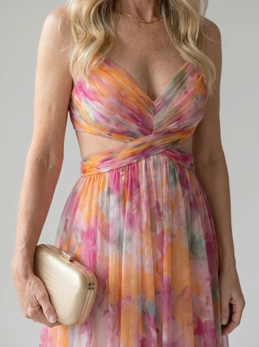 Robe Longue Cache-Cœur Douce ISEL