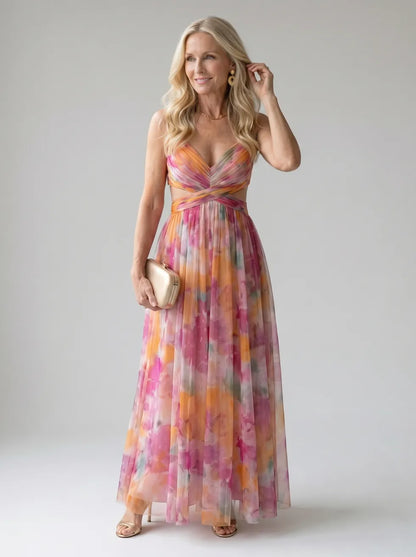 Robe Longue Cache-Cœur Douce ISEL