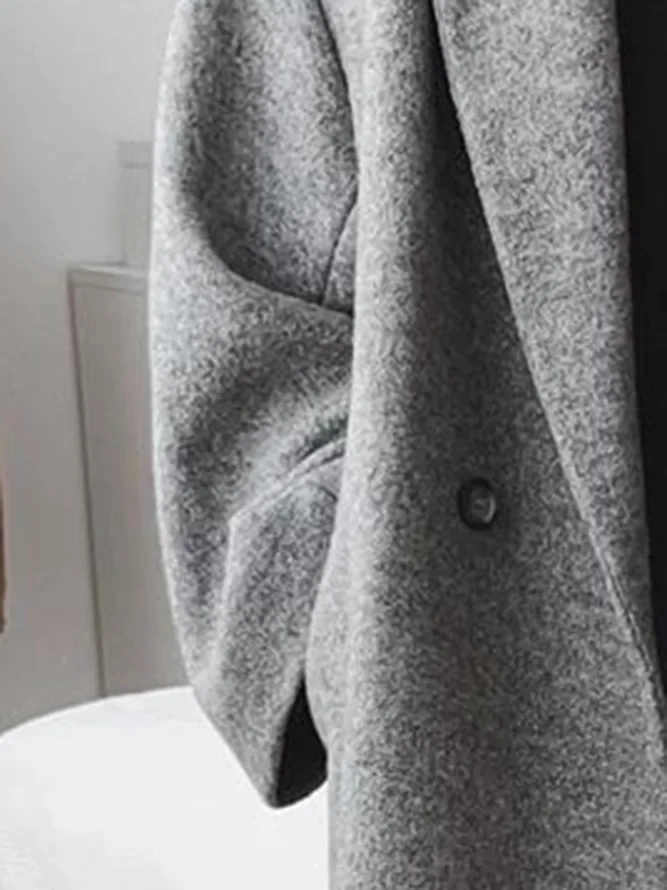 Trench-coat oversize croisé ceinturé