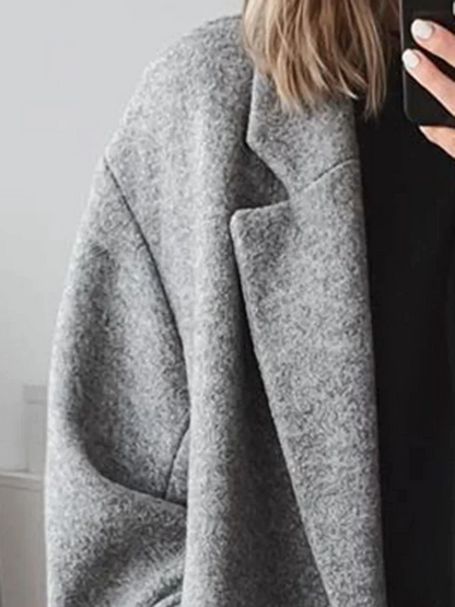 Trench-coat oversize croisé ceinturé