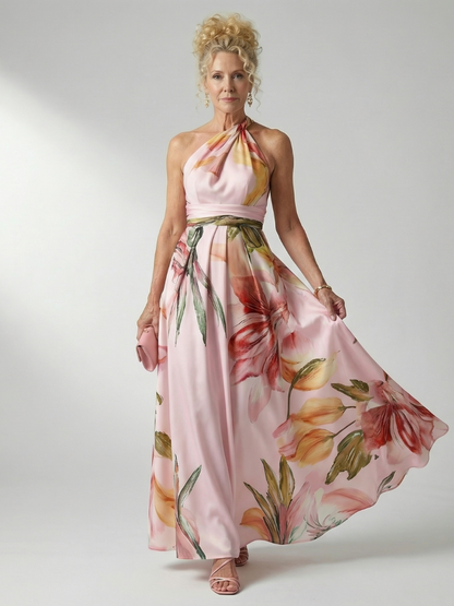 Robe Longue Florale Légère AMIEL