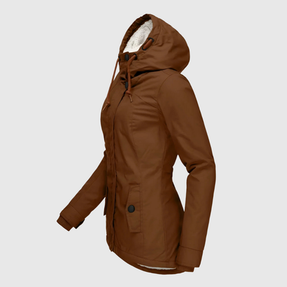 Parka d'hiver longue à capuche