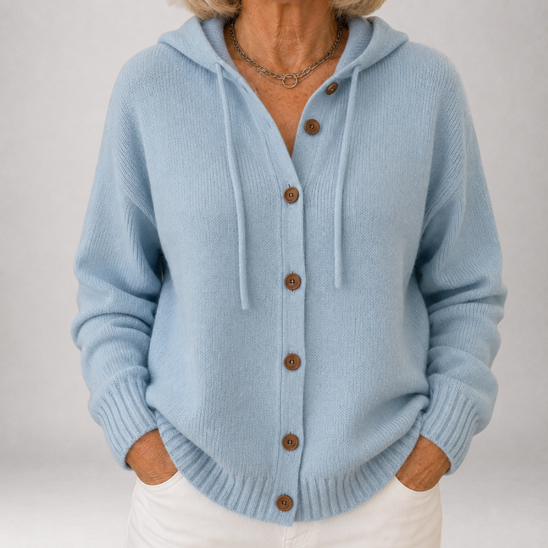 Sorrel™ | Cardigan en maille à capuche et cordon