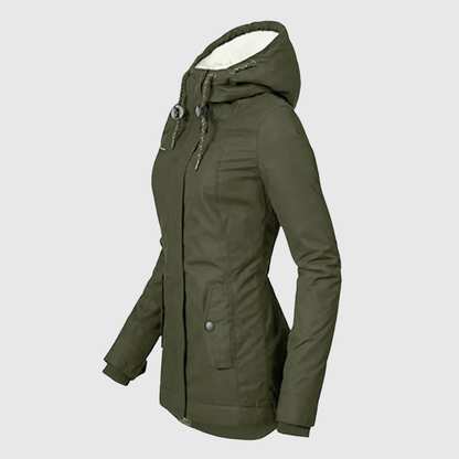 Parka d'hiver longue à capuche