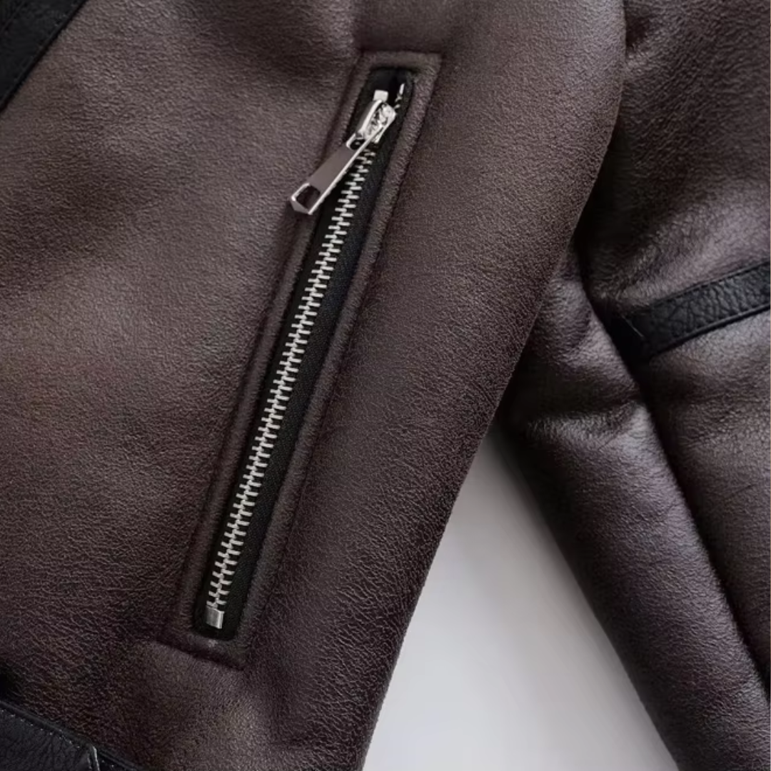 Trench-coat long croisé ceinturé