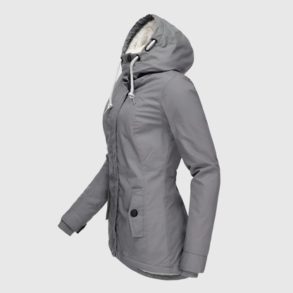 Parka d'hiver longue à capuche