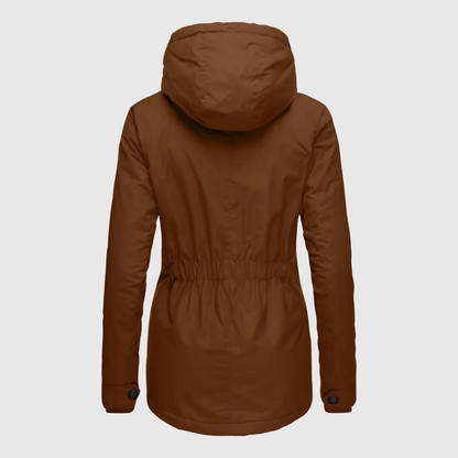 Parka d'hiver longue à capuche