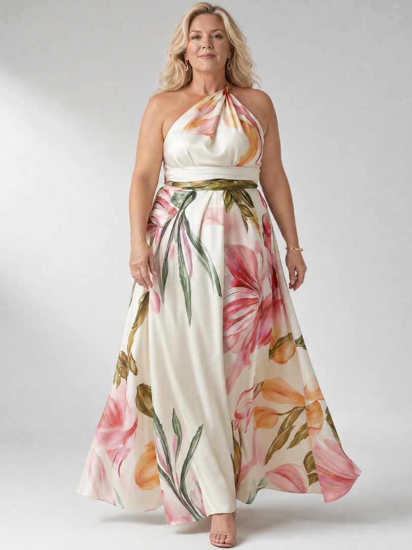 Robe Longue Florale Légère AMIEL