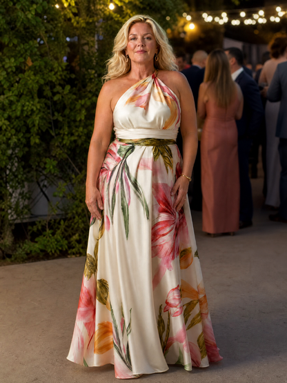 Robe Longue Florale Légère AMIEL