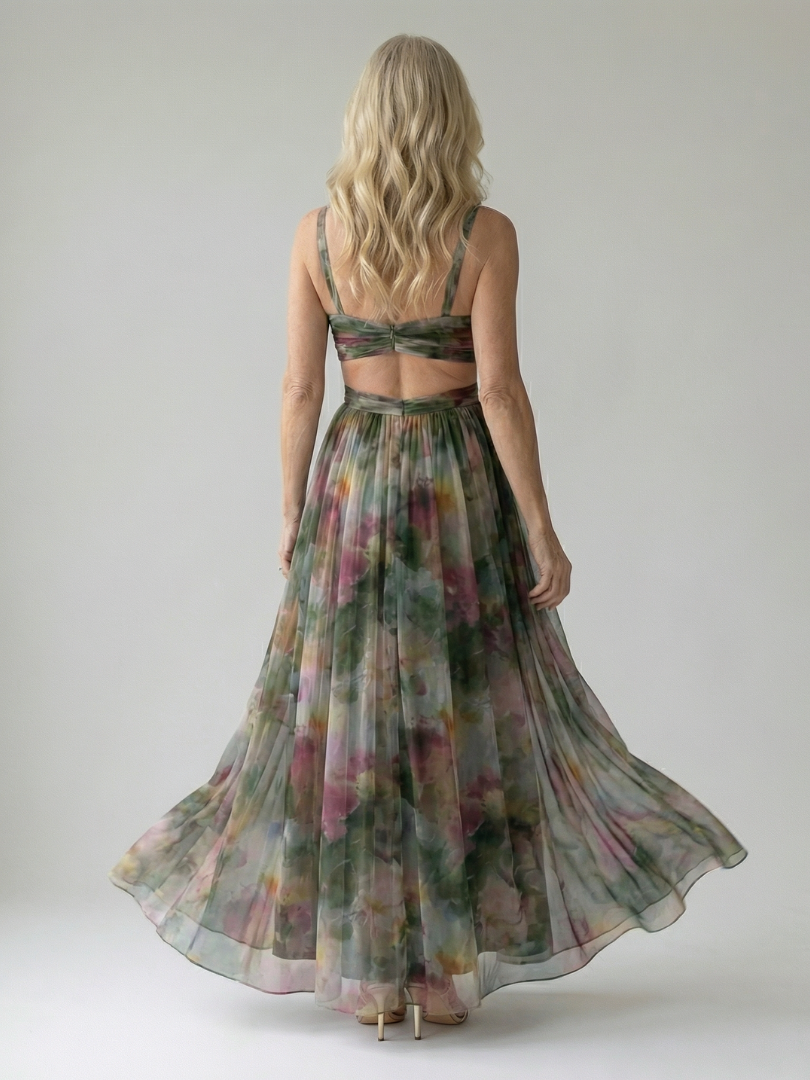 Robe Longue Cache-Cœur Douce ISEL