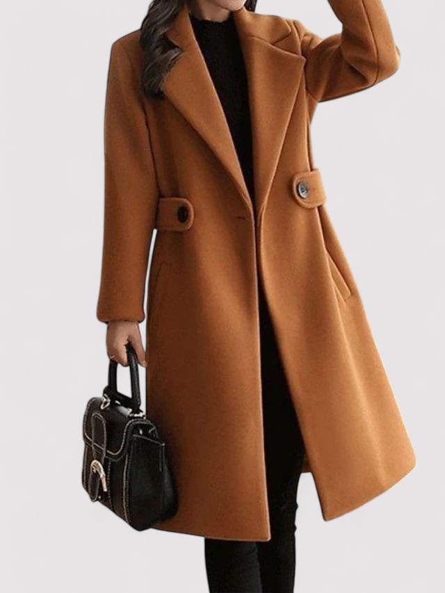 Manteau d'hiver long ceinturé