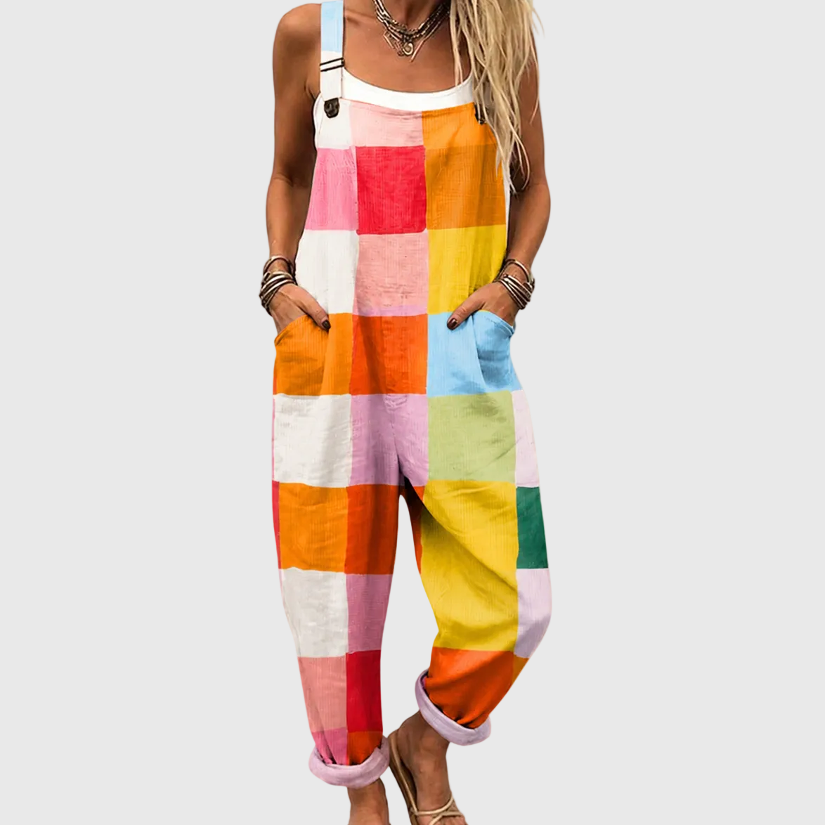 Combinaison colorblock
