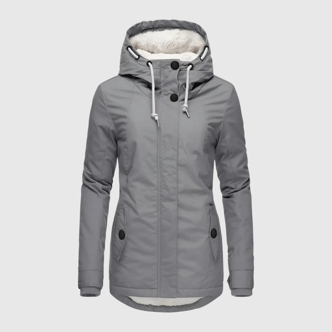 Parka d'hiver longue à capuche