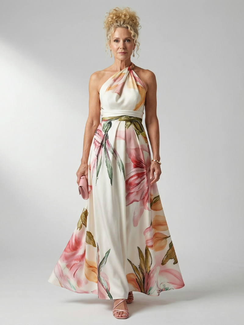 Robe Longue Florale Légère AMIEL
