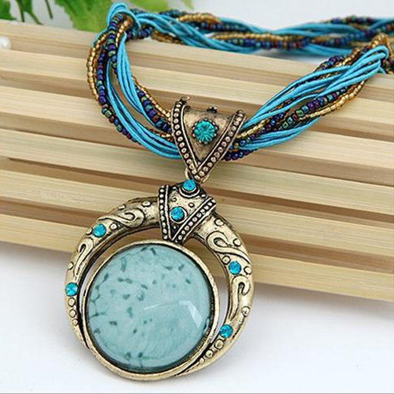 LUNA | Collier pendentif bohème