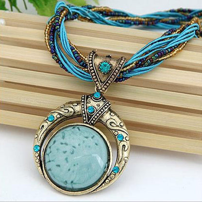 LUNA | Collier pendentif bohème