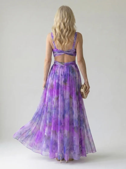 Robe Longue Cache-Cœur Douce ISEL