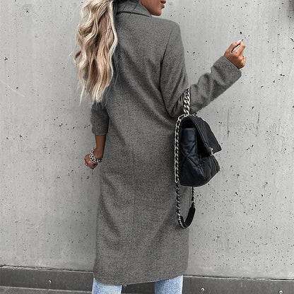 Manteau d'hiver classique à revers