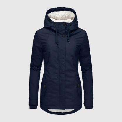 Parka d'hiver longue à capuche