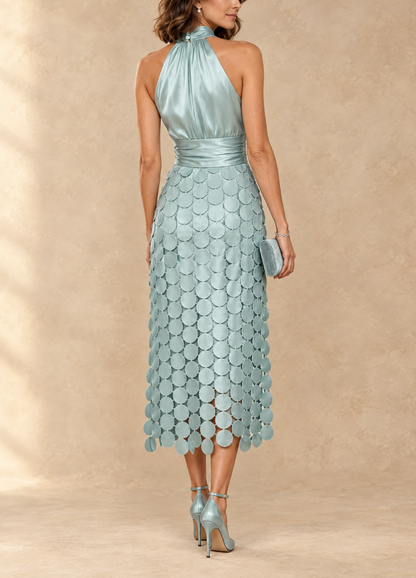 Céline | Robe midi élégante pour cérémonie