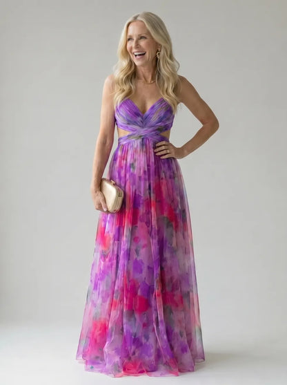 Robe Longue Cache-Cœur Douce ISEL