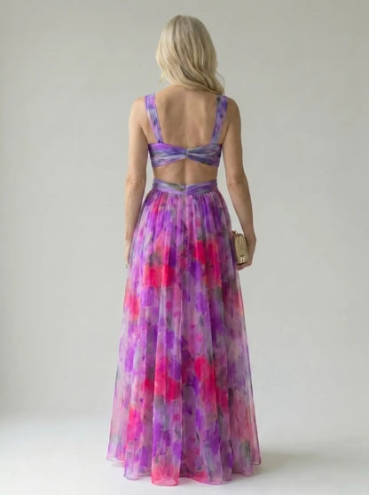 Robe Longue Cache-Cœur Douce ISEL