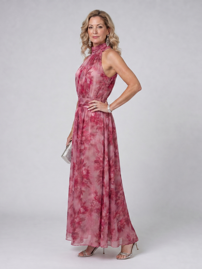 Robe Midi Douce à Col Halter AVIEN