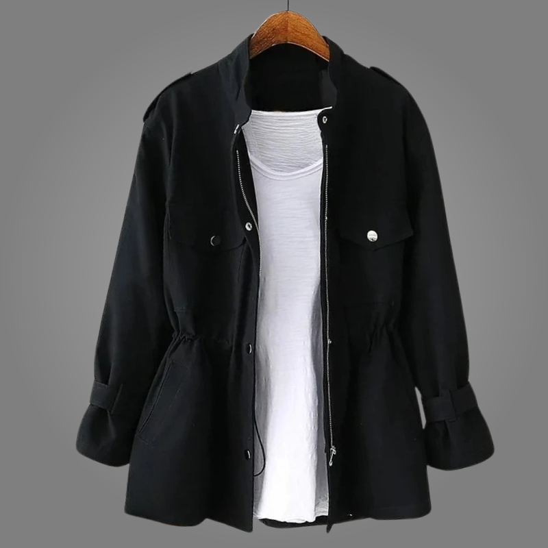 Long manteau ajusté