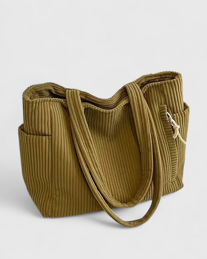 LIORANE | Sac côtelé à détails de cordon