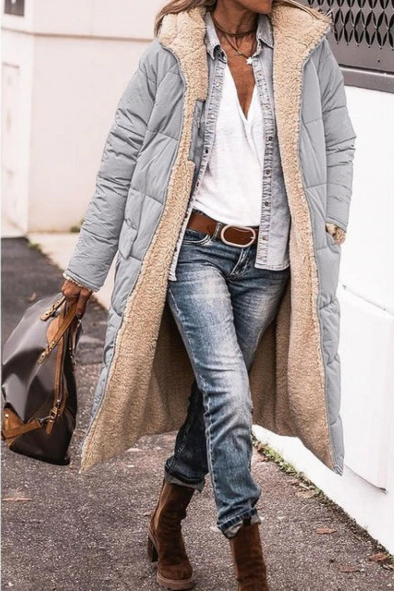 Manteau d'hiver réversible