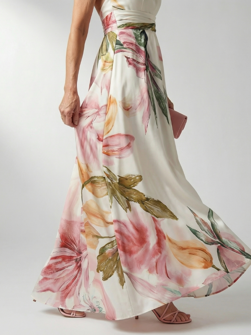 Robe Longue Florale Légère AMIEL